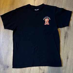 Black Matter Black Tee with “Nah, Imma Stay” Buddha Graphic